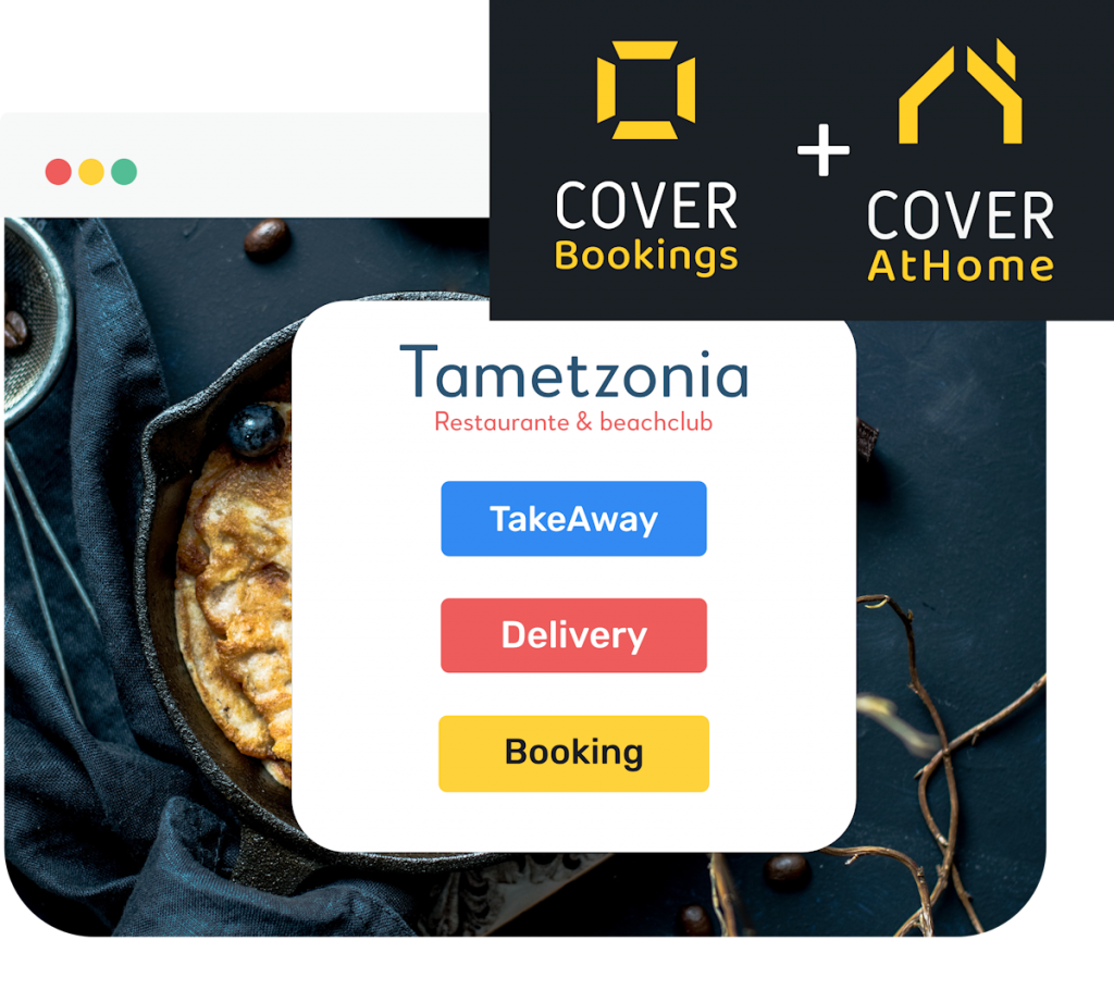 Ejemplo de landing personalizada del restaurante Tametzonia 